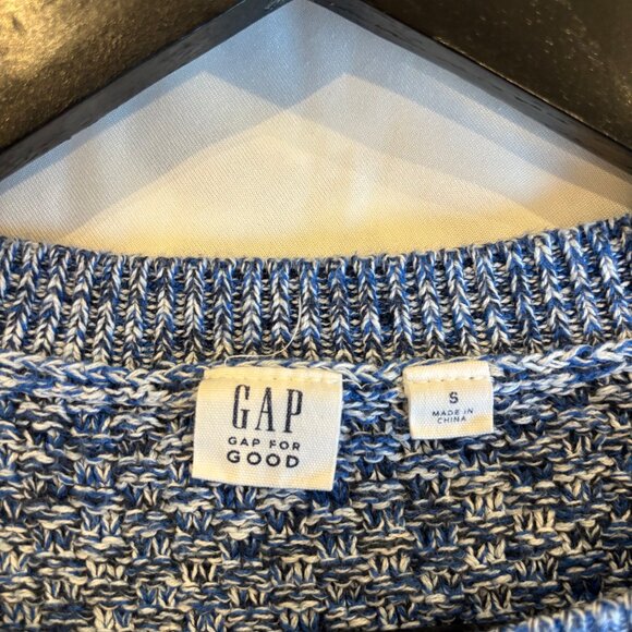 Cozy Blue Textured GAP Sweater - Picture 3 of 4